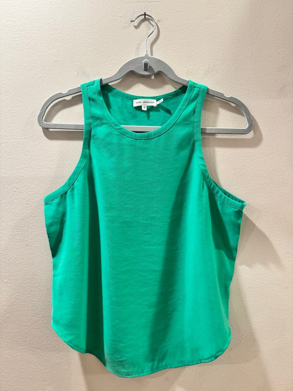 Good American Cut In Woven Tank Top - Size 0